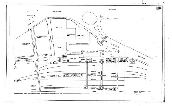 Sheffield Midland Station - Existing Layout [N. D. ]