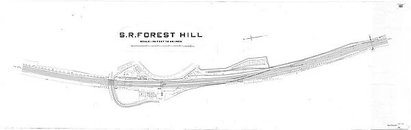 SR Forest Hill Station Survey [pre 1947]