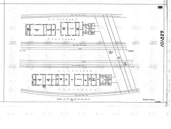 Stockport Station Layout Plan [N. D]
