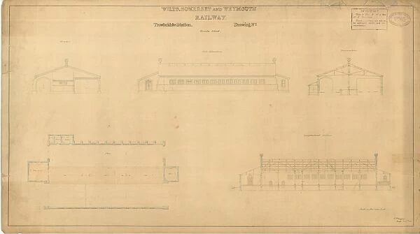 Wilts. Somerset and Weymouth Railway - Trowbridge Station Goods Shed [1848]
