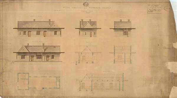 Wilts. Somerset and Weymouth Railway - Trowbridge Station [1848]
