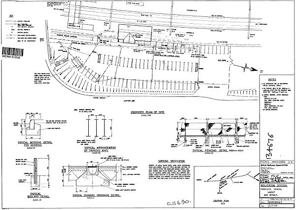 Wolverton Station Proposed General Layout [1988]