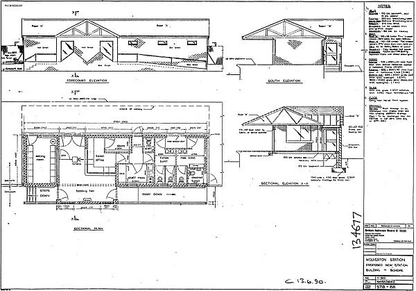 Wolverton Station Proposed New Station Building Scheme [c1990]