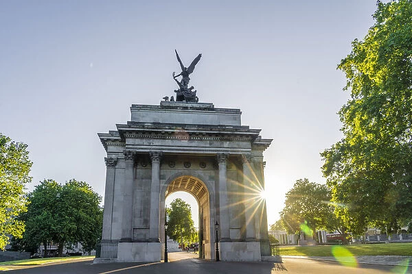Wellington Arch, Hyde Park Corner, London, England, UK