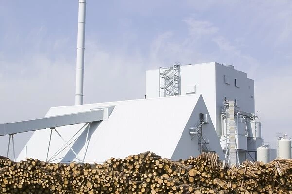 E ONs biofuel power station in Lockerbie Scotland with timber supplies The power station is fuelled 100 by wood sourced from local woodlands and generates enough electricity to supply 70 000 houses The plant is carbon