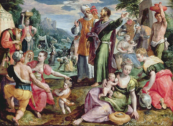 The Gathering of Manna, 1602 (oil on panel)