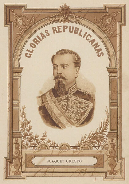Joaquin Crespo, Venezuelan politician and soldier (litho)
