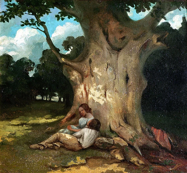 The Large Oak (oil on canvas)
