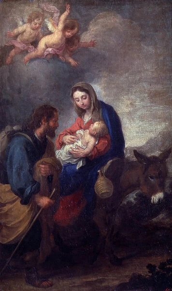 Rest on the Flight into Egypt (oil on canvas)