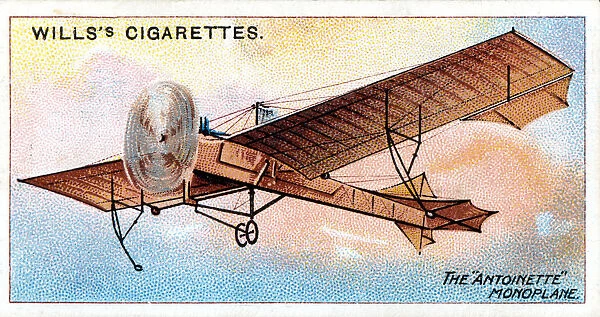 Antoinette monoplane of French aviator Hubert Latham, c1910