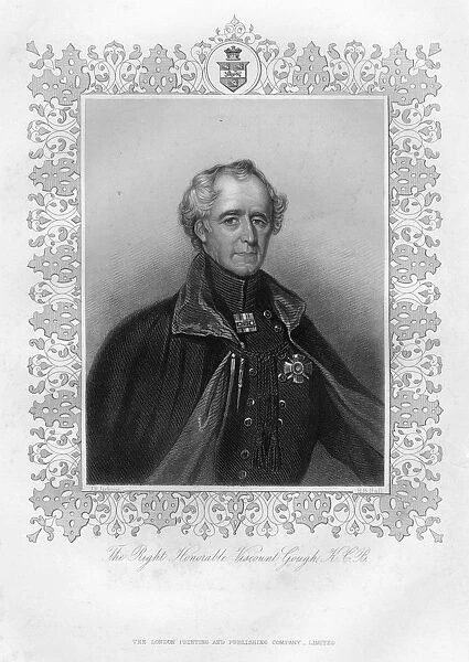 The Right Honourable Viscount Gough, 19th century. Artist: J Jackson