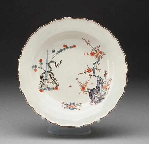 Soup Plate, Worcester, c. 1770. Creator: Royal Worcester