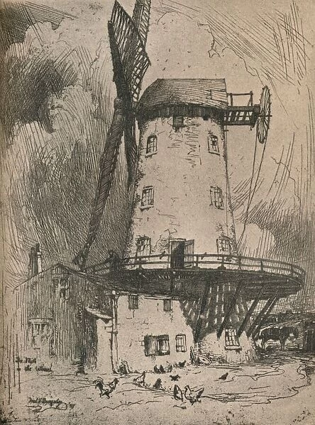 The Mill in the Wirral, c1900. Artist: Frederick Vango Burridge