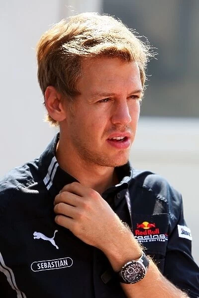 Formula One World Championship: The Casio watch of Sebastian Vettel Red Bull Racing