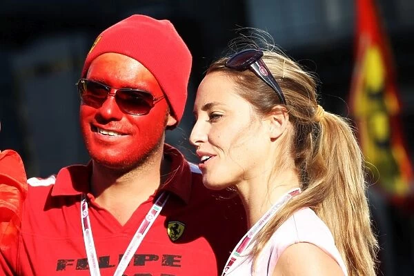 Formula One World Championship: Linn Gothall Pilot with Ferrari fan