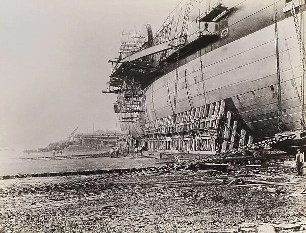 Launch of the SS Great Eastern, 1857