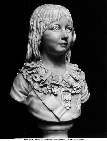 Bust-portrait of Louis XVII, work by Louis-Pierre Deseine preserved in the Museum of the Castles of Versailles and Trianon, Versailles