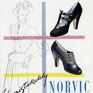 Advert for Norvic shoes 1948