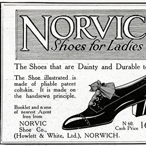 Advertisement for Norvic shoes for ladies