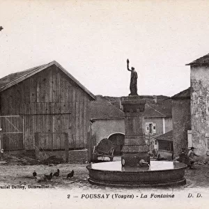The Fountain, Poussay (Vosges), France