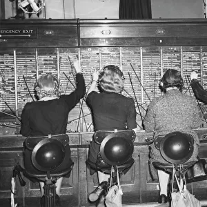 London telephone exchange, WWII