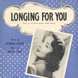Longing for you - Music Sheet Cover