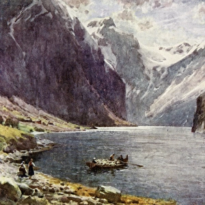Norway / Naerofjord 1914