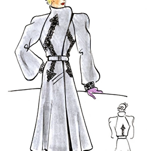 Original Fashion Illustration by Dora Sprinzel