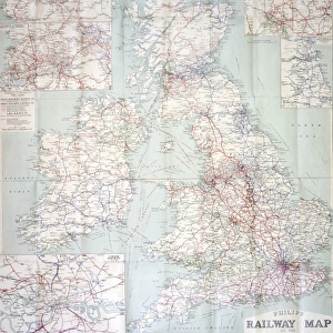 Railway map of Britain