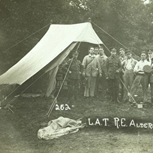 Training Camp for Royal Engineers at Aldershot