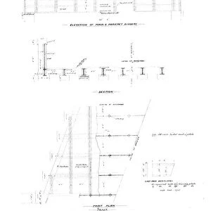 Aberlady and Gullane Railway - Contract Drawing No. 4 Bridge No. 1, Sheet 2 [1900]