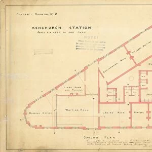 Ashchurch Station Contract Drawing No. 2 [1867]