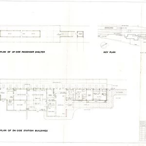 Axminster Station Reconstruction: Ground Floor Plan [18 / 12 / 1959]