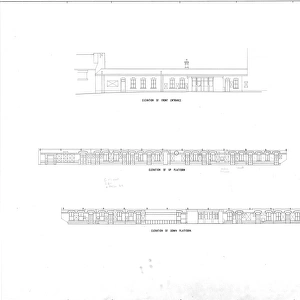 B. R. Selby Station - Station Buildings as Existing - Elevations [Mar 1963]