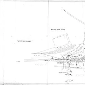 BR - Ryecroft - Proposed Diesel Electric Depot [1961]