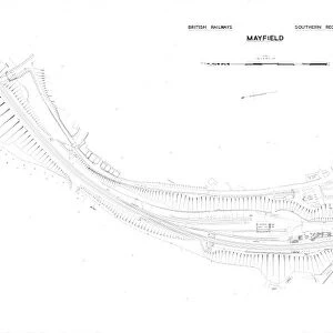 British Railways Southern Region - Mayfield Station Track Layout [1962]