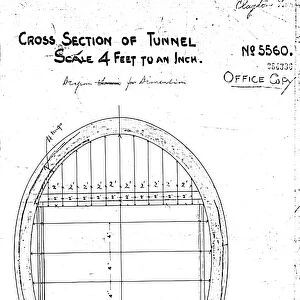 Clayton Tunnel - Cross section of Tunnel