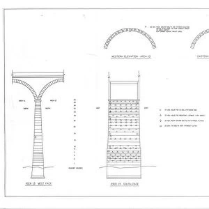 Details of actual work carried out to pier No 13 [1988]