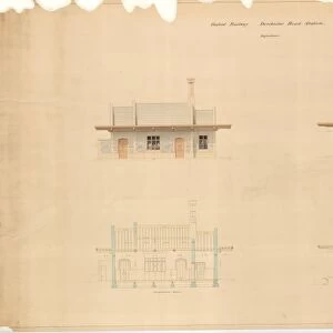 Dorchester Road Station. Departures. Elevations & Sections [ND]