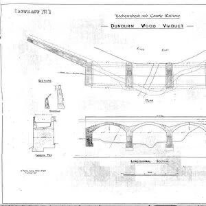 Drawing 26 Lochearnhead and Comrie Railway Dundurn Wood viaduct