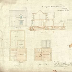 Drawing or Station Masters House Burley [1866]
