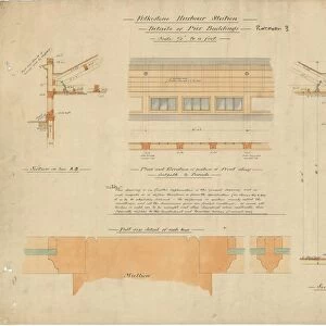 Folkestone Harbour Station - Details of Pier Buildlings- Platform 3 [1903]