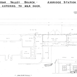 G. W. R. Axbridge Station - Proposed Covering to Milk Dock [n. d. ]