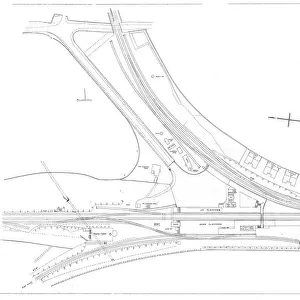 G. W. R Kemble Station Track Layout Plan [c1947]