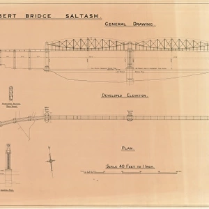 G. W. R Royal Albert Bridge Saltash - General Drawing [N. D. ]