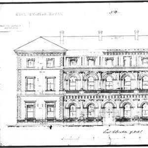 Hull Station Hotel - East Elevation [1847]