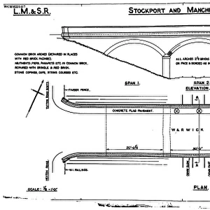 L. M & S. R Stockport and Manchester Line - Bridge no. 8 (Warwick Road) [N. D]