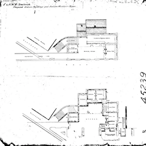 L & N. W. R Smethwick - Proposed Station Buildings and Station Masters House [N. D]