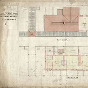 LBSC - West Dean Station [Singleton Station] - Plans [1880]