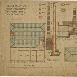 LB&SCR Victoria Station Imrpovements - New Parcels Office and Suite of Offices over - Office Drawing 6784 Contract Drawing No. 49 [1903]